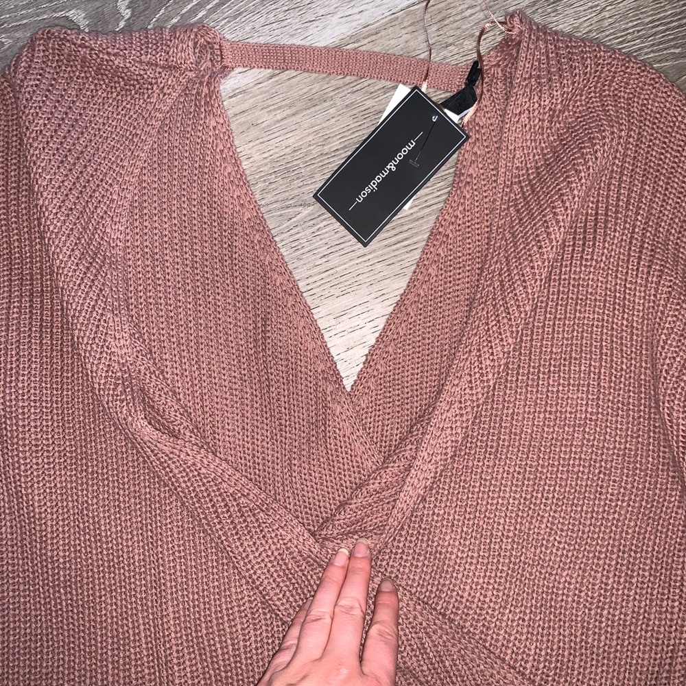 NWT Overlap Sweater - Picture 2 of 5